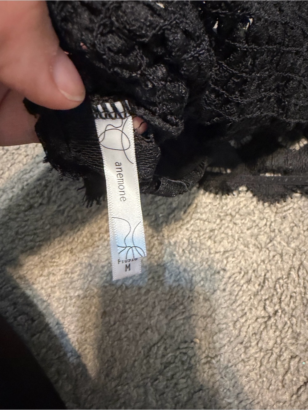 Anemone Black Lace Longline Bralette - Picture 4 of 4